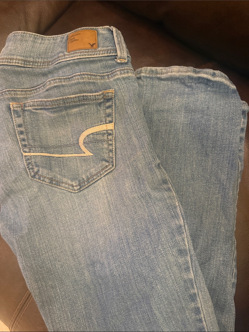 Vintage American Eagle Outfitters Light Blue Boot Cut Jeans
